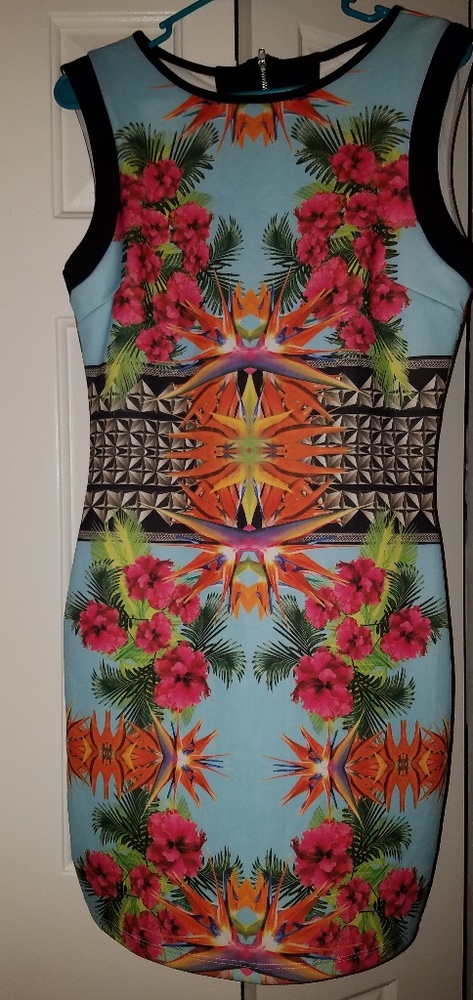 Brand New Floral Midi with Strappy Back!